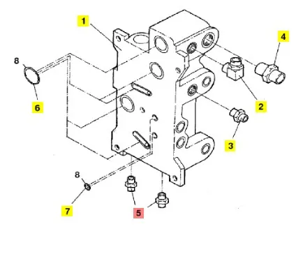 9840535 - Соеденительное колодка